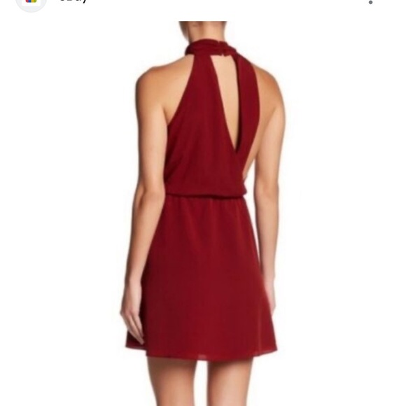 Haute hippie mini halter dress size L - Picture 2 of 14